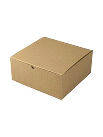 Kraft Folding Gift Boxes, 14" x 14" x 5"