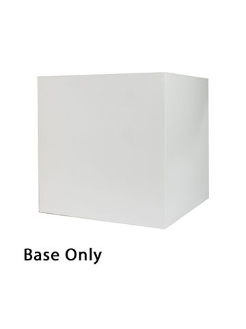 12" x 12" x 12", White Base, Hi Wall 2 Piece Gift Box