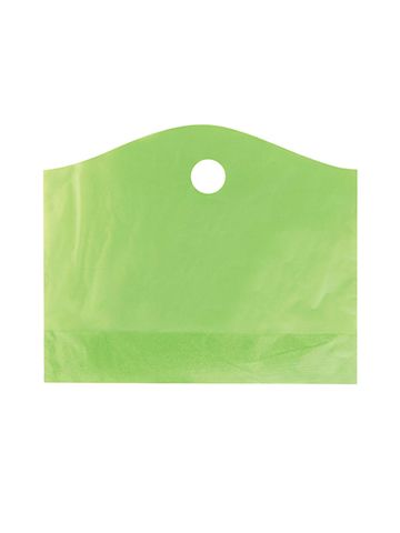 Citrus Green, Super Wave Frosted Bags, 22" x 18" + 8"