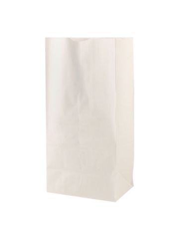 #12 White Paper SOS Bags, 7-1/8" x 4-3/8" x 13-15/16"