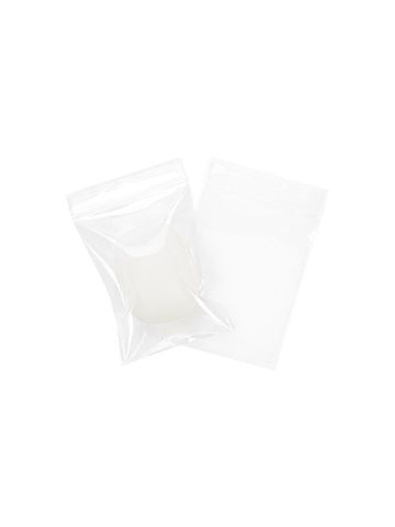 Clear Zipper Reclosable Poly Bags, 3" x 4"