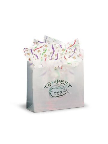 Clear, Medium Frosted SOS Gift Bags