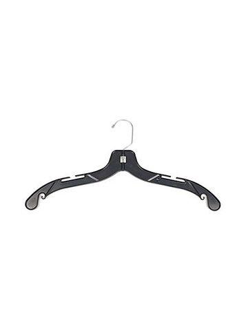 17" Black, Heavy Duty Top Hangers with Metal Swivel