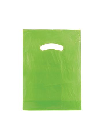 Citrus Green, Super Gloss Merchandise Bags, 9" x 12"
