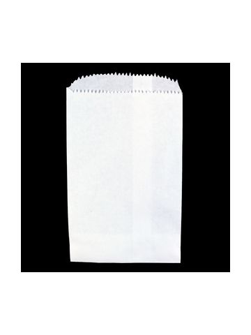 White Paper Merchandise Bags, 4" x 6"