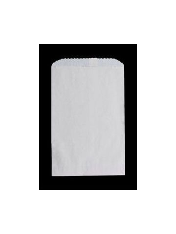 White Paper Merchandise Bags, 6-1/4" x 9-1/4"