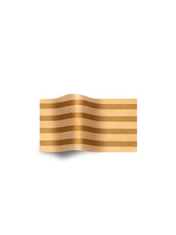 Gold Stripes/Sun Gold, Patterns Tissue Paper