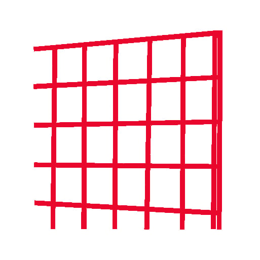 Gridwall is ideal for freeing up space to help display additional items.